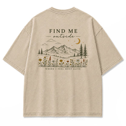 Where I Feel Most Alive Print Tee