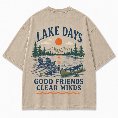 Lake Days Good Friends Tee