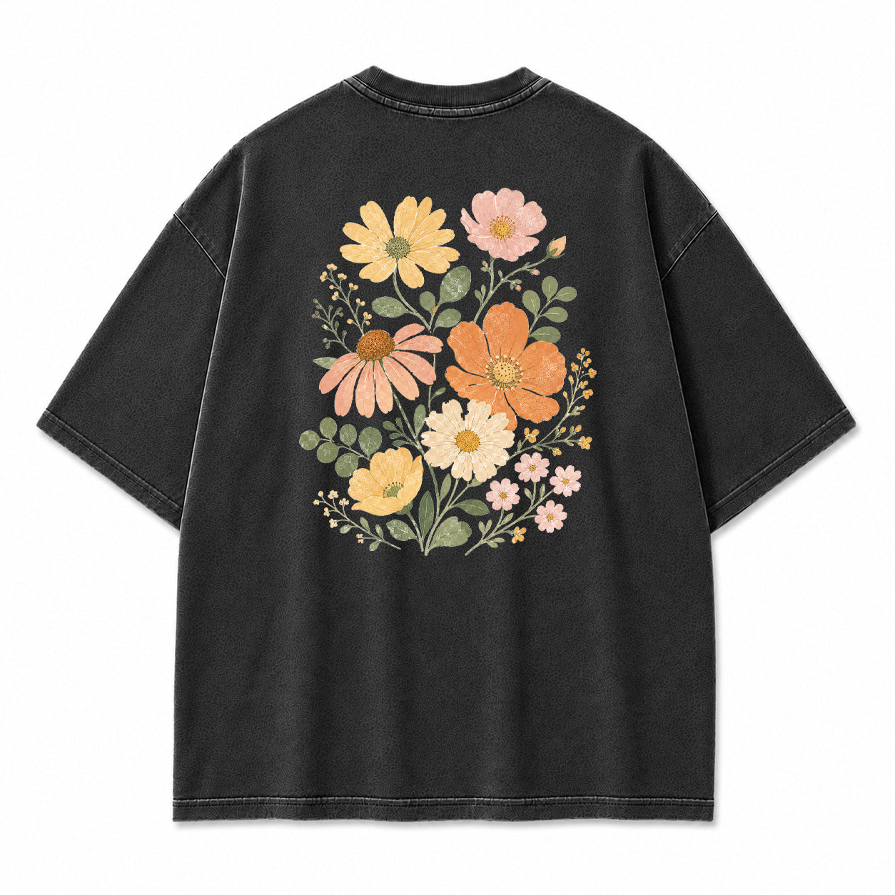 Pastel Wildflower Graphic T-Shirt