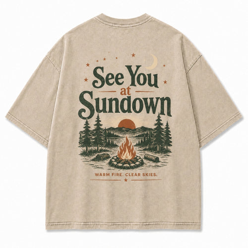 See You at Sundown Campfire Nights Graphic Tee