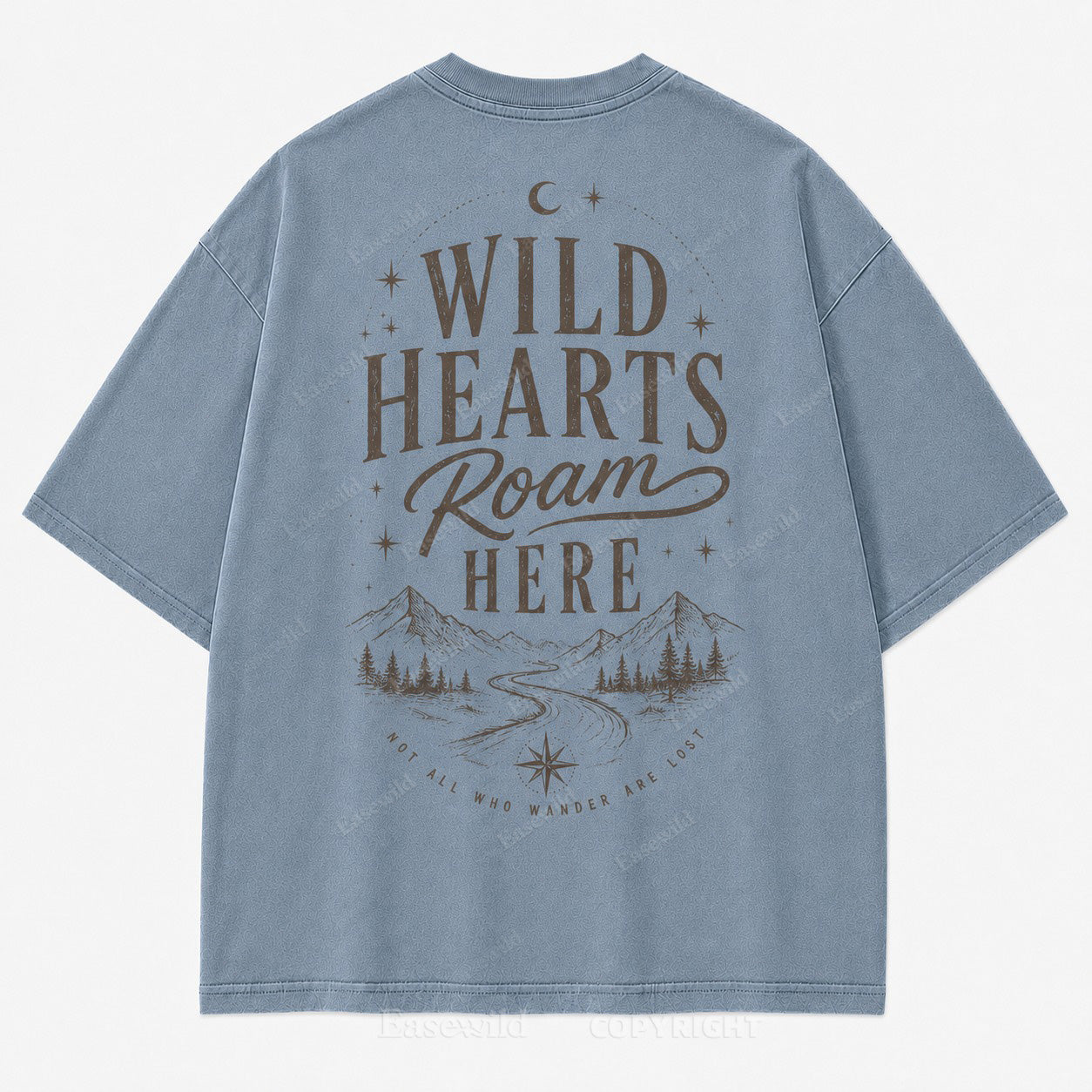 Where Wild Hearts Roam Mountain Graphic Tee