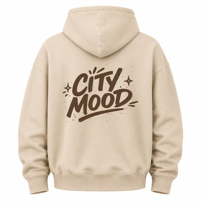 City Mood Graphic Washed Hoodie