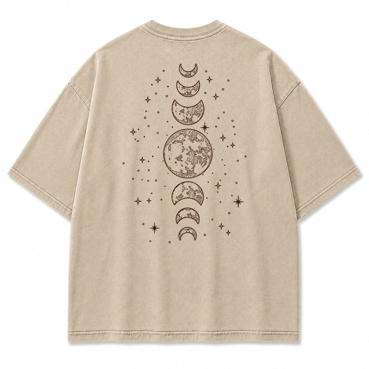 Moon Phase Alignment Celestial Graphic T-Shirt