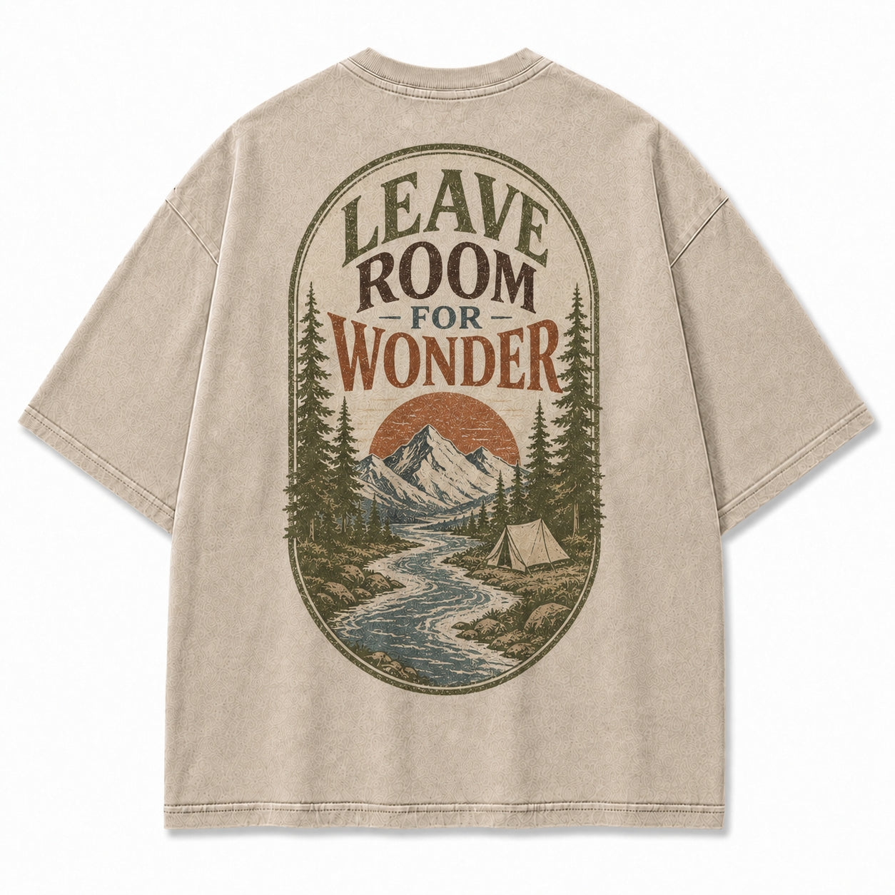T-Shirt mit Aufschrift "Leave Room for Wonder"