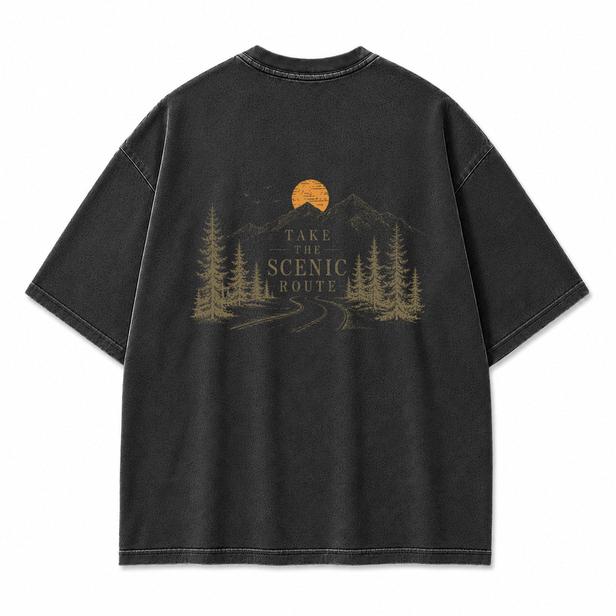 Take The Scenic Route Graphic T-Shirt