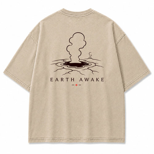 Earth Awake Geyser Graphic T-Shirt