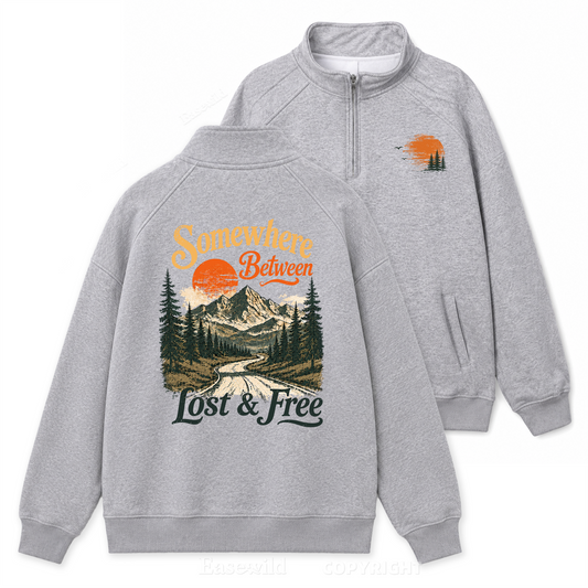 Quarter-Zip Pullover Sweatshirt