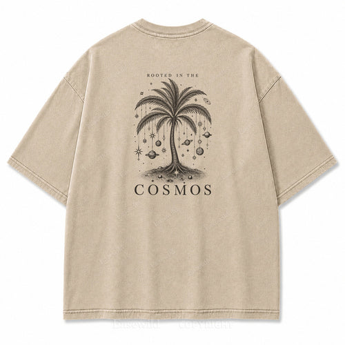 Rooted in the Cosmos Vintage Graphic Print Tee