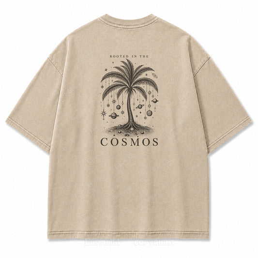 Rooted in the Cosmos Vintage Graphic Print Tee