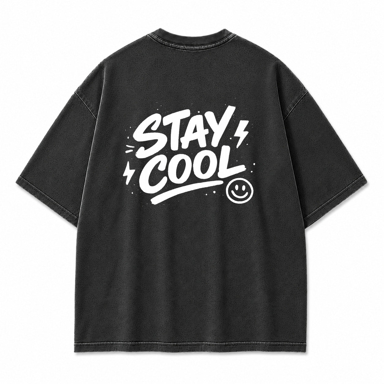 Stay Cool Smiley Graphic T-Shirt