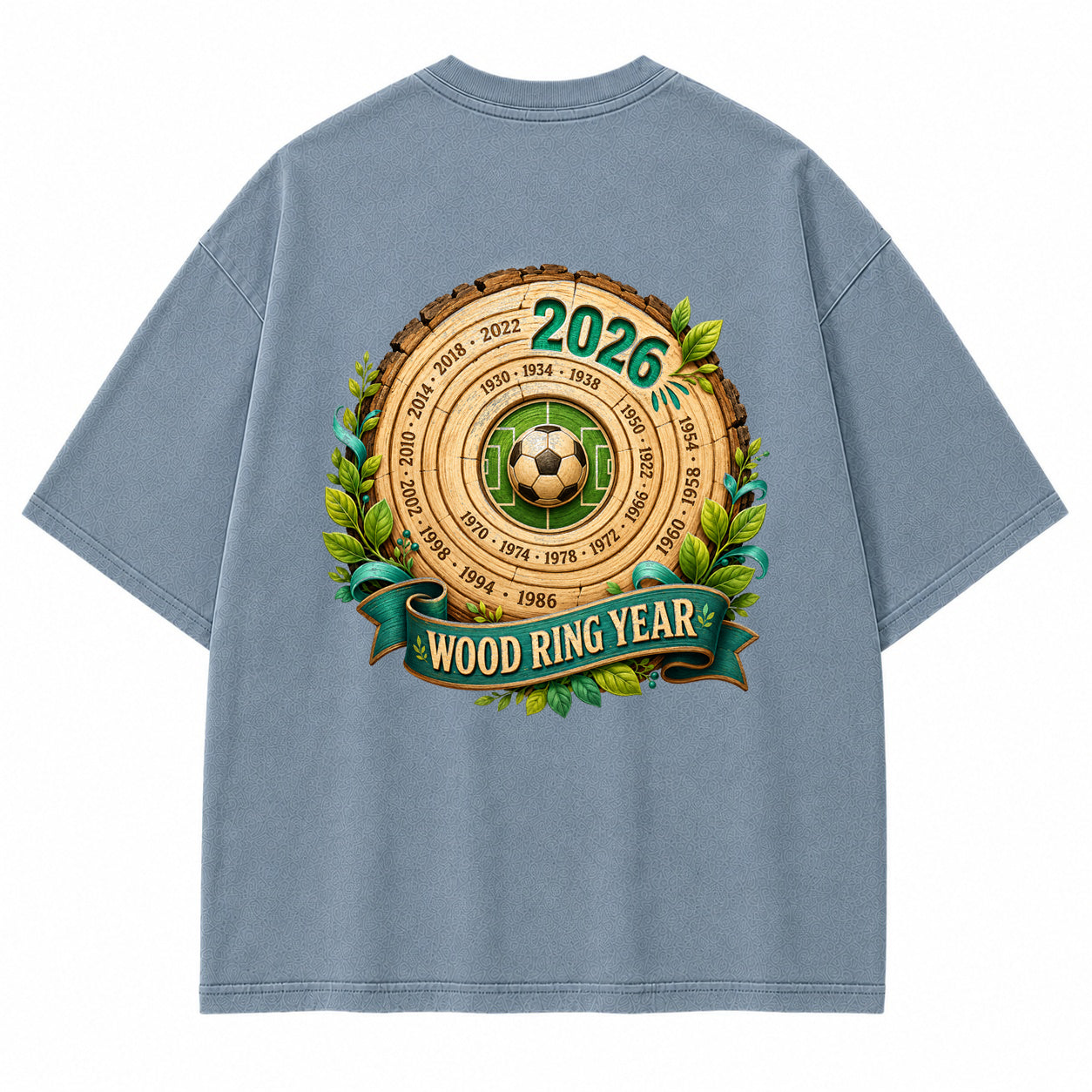 Wood Ring Year 2026 Vintage Graphic T-Shirt