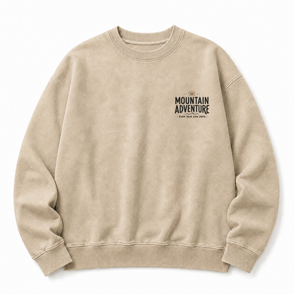 Find Your Own Path Washed Grafik-Sweatshirt
