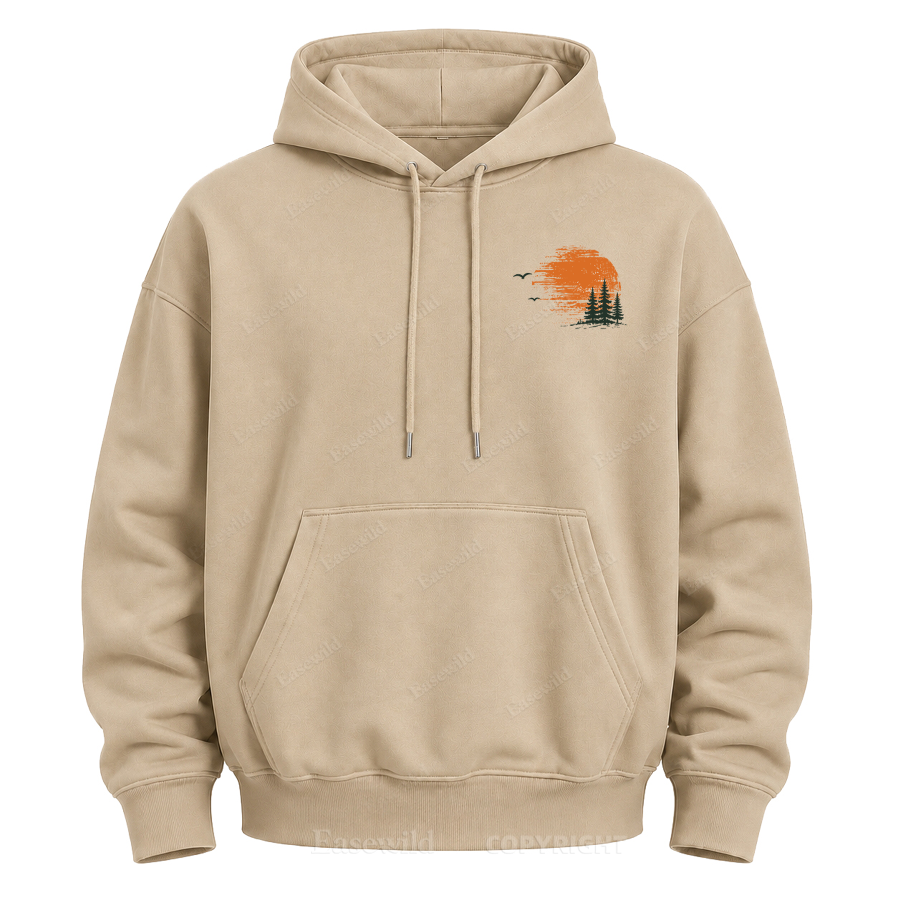 Somewhere Between Lost & Free Graphic Hoodie