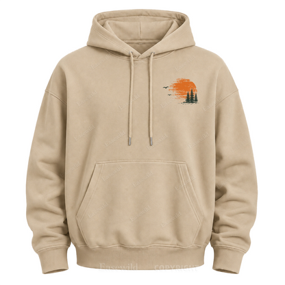 Somewhere Between Lost & Free Graphic Hoodie