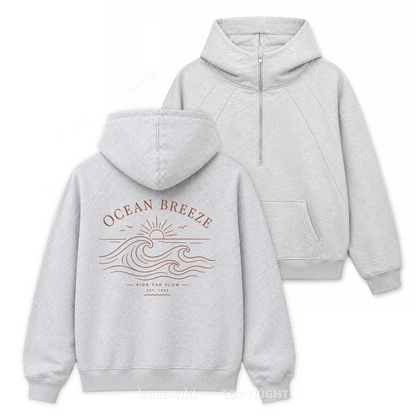 Ocean Breeze Tidal-Zip Hoodie