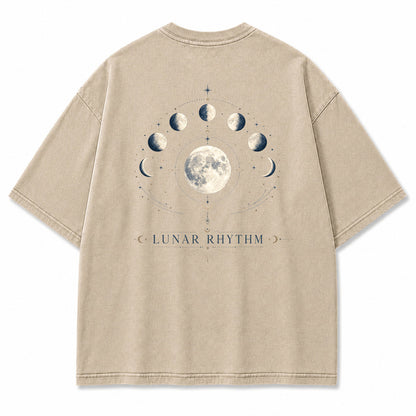 Moon Phase Archive Celestial Graphic T-Shirt