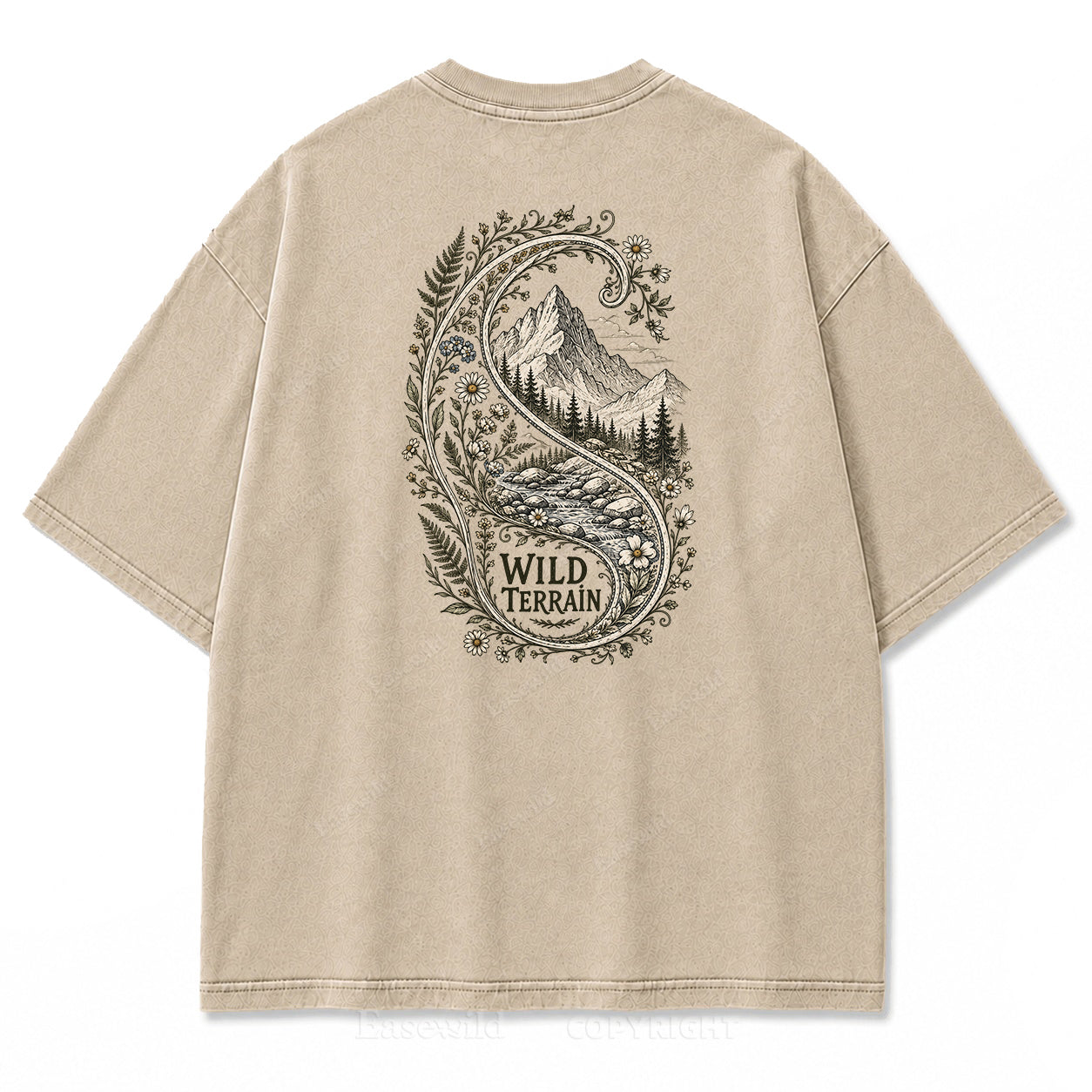 Wild Terrain Mountain Paisley Tee