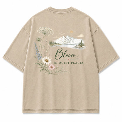 Bloom in Quiet Places Graphic T-Shirt
