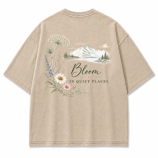 Bloom in Quiet Places Graphic T-Shirt