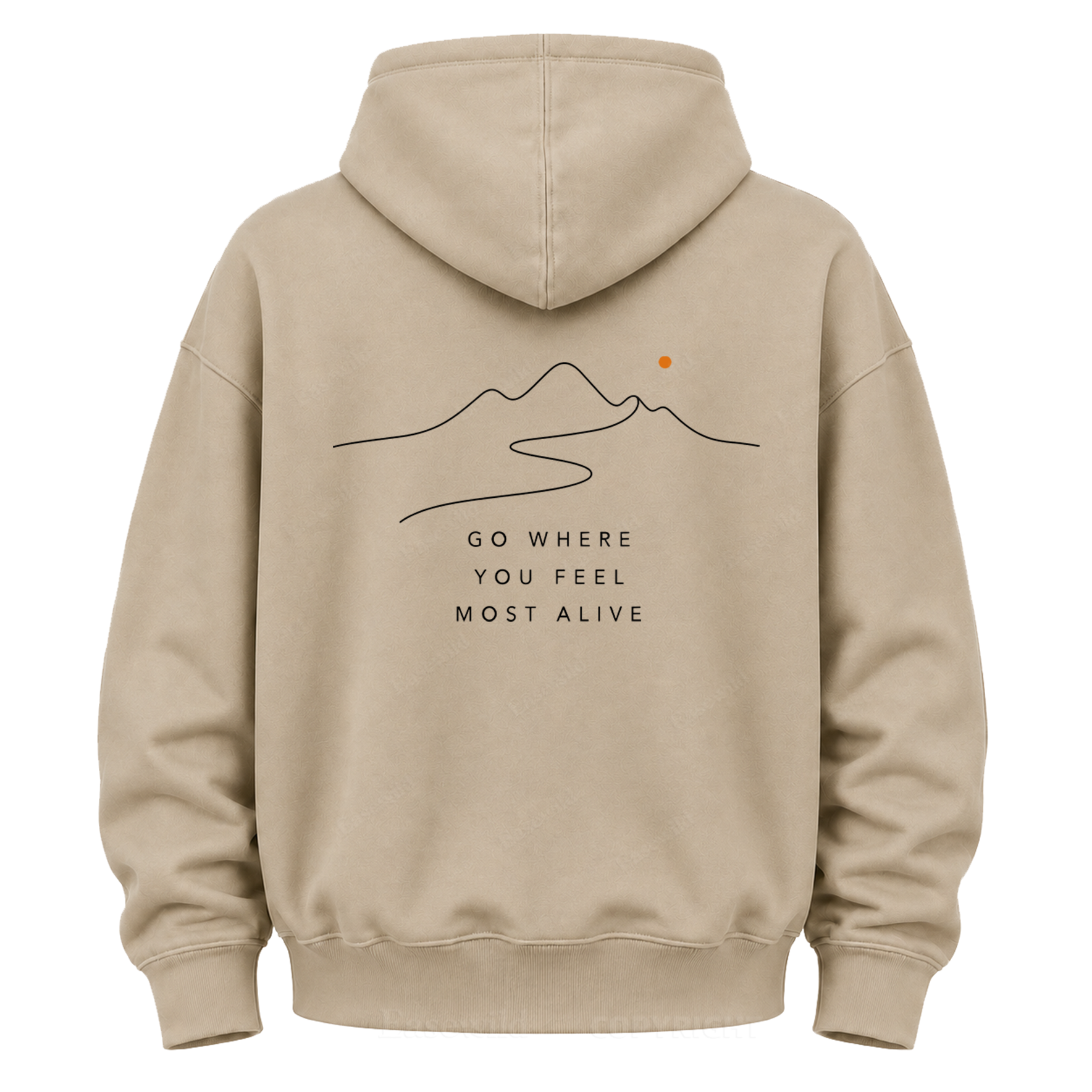 Go Where You Feel Fully Alive Graphic Hoodie