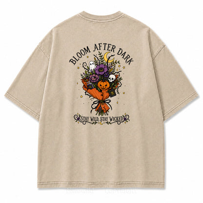 Bloom After Dark Halloween Washed Graphic Tee
