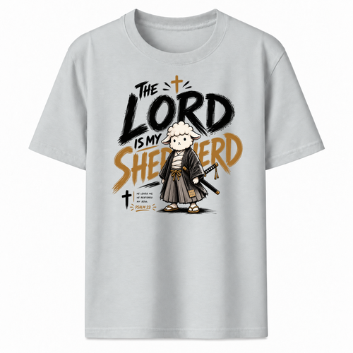 The Lord Is My Shepherd Samurai Lamb Graphic T-Shirt