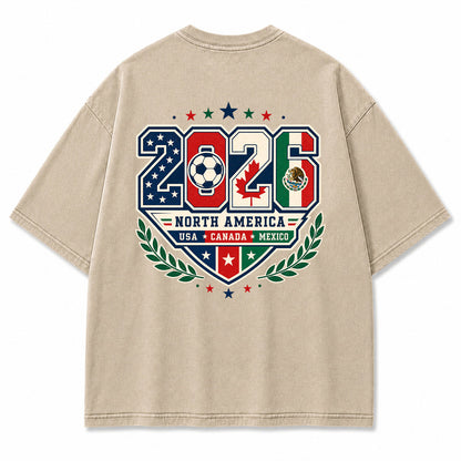 2026 North America Football Graphic T-Shirt