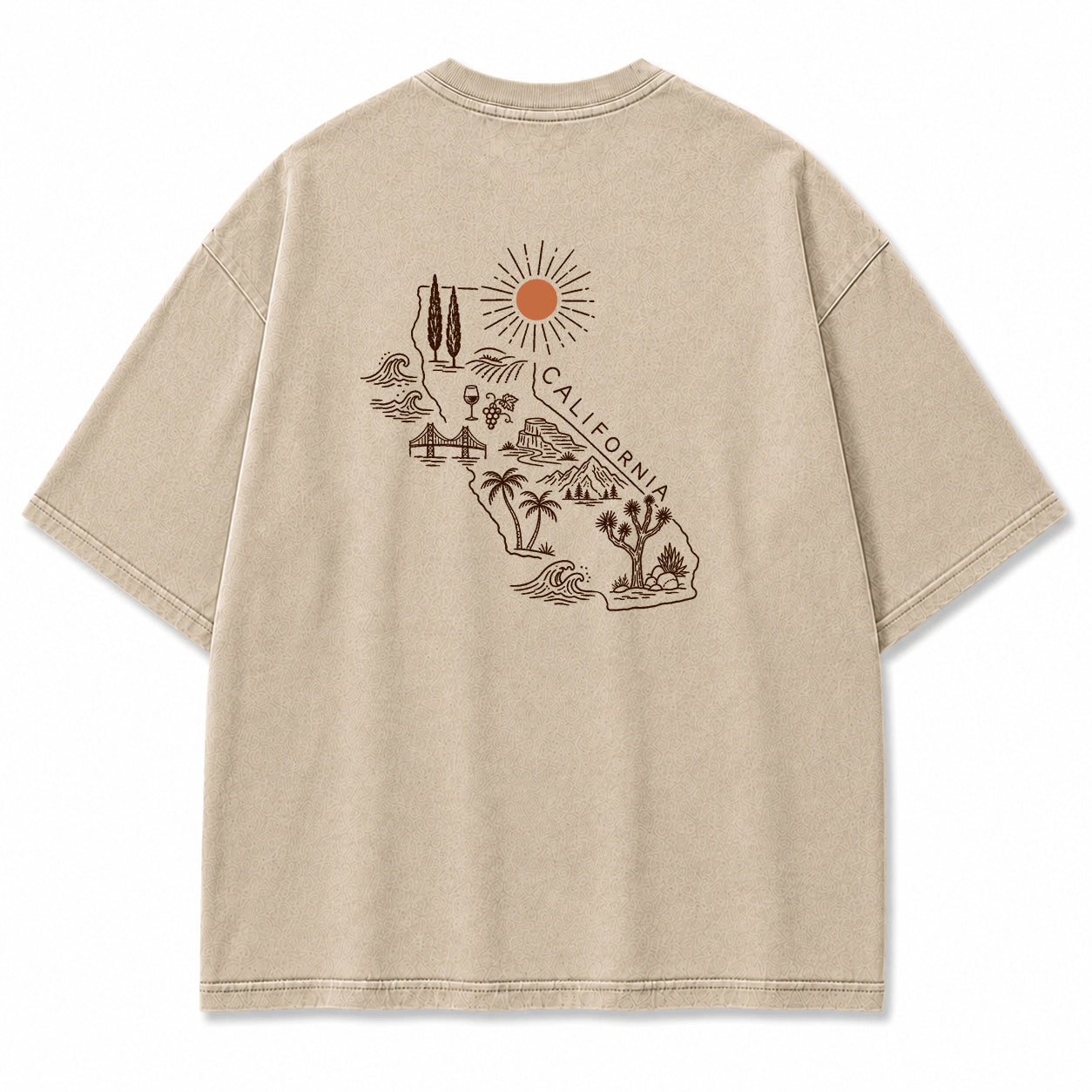 California State Outline Graphic T-Shirt