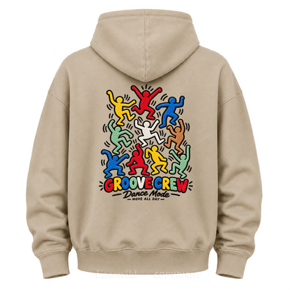 Groove Crew Dance Mode Graphic Hoodie
