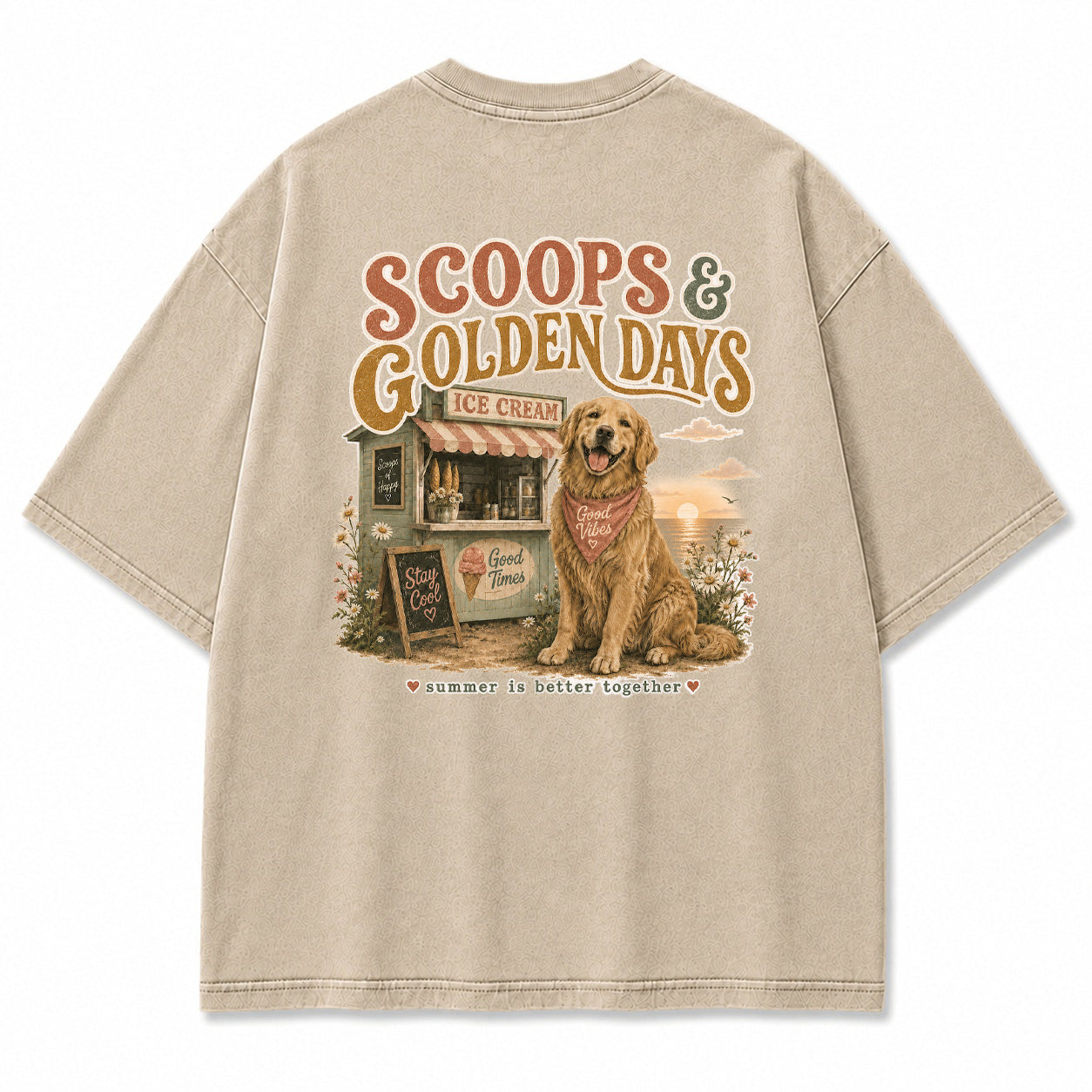 Scoops & Golden Days Graphic T-Shirt