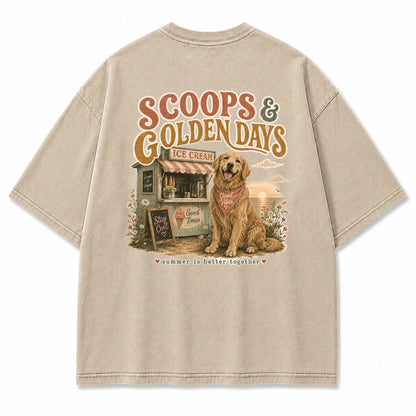 Scoops & Golden Days Graphic T-Shirt