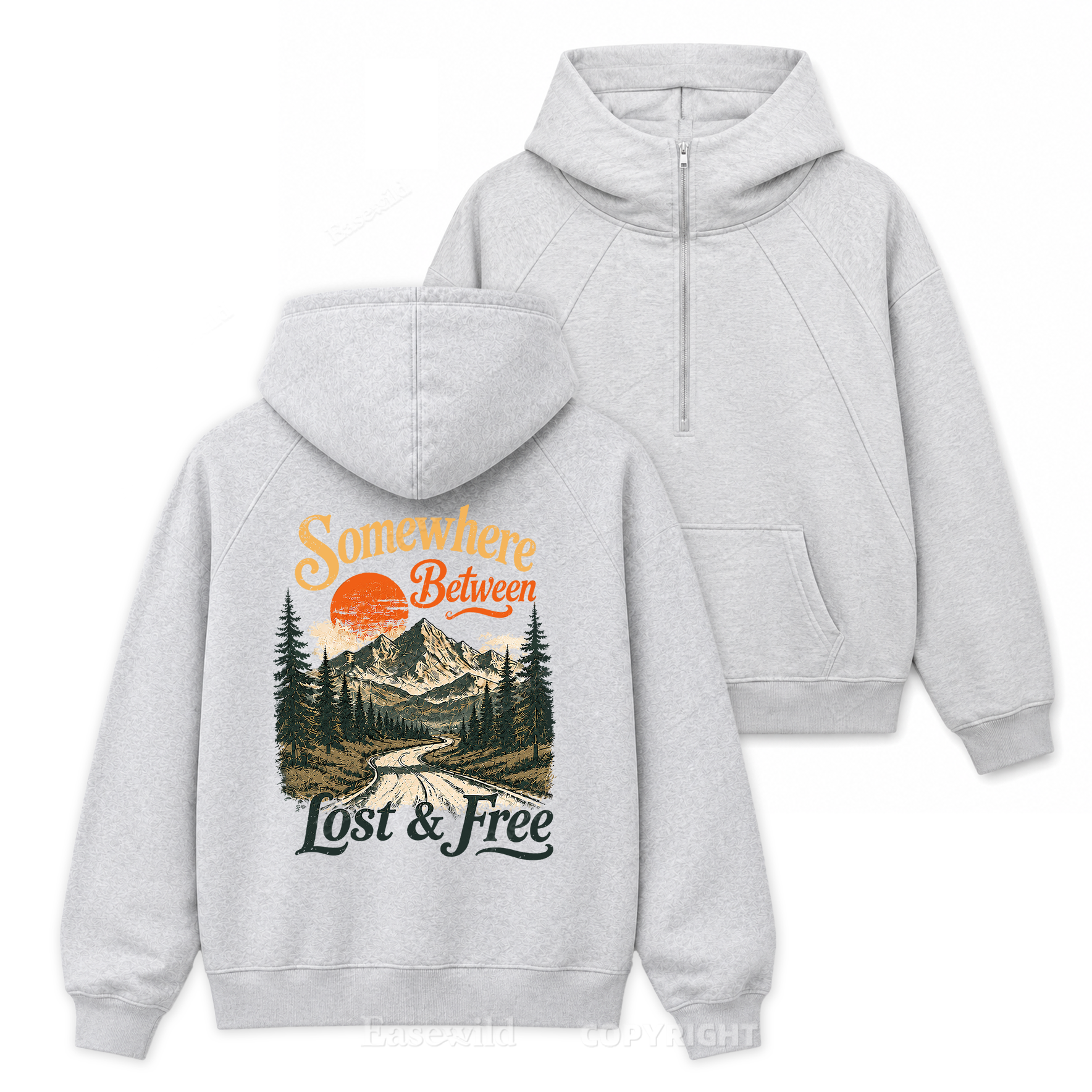 Lost & Free Half-Zip Hoodie