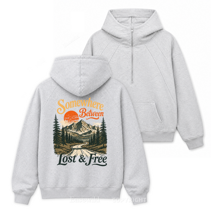 Lost & Free Half-Zip Hoodie