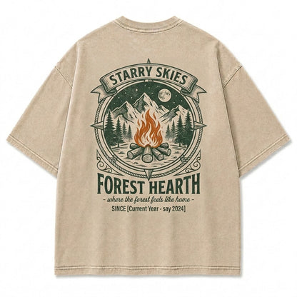 Forest Hearth Campfire Graphic Tee
