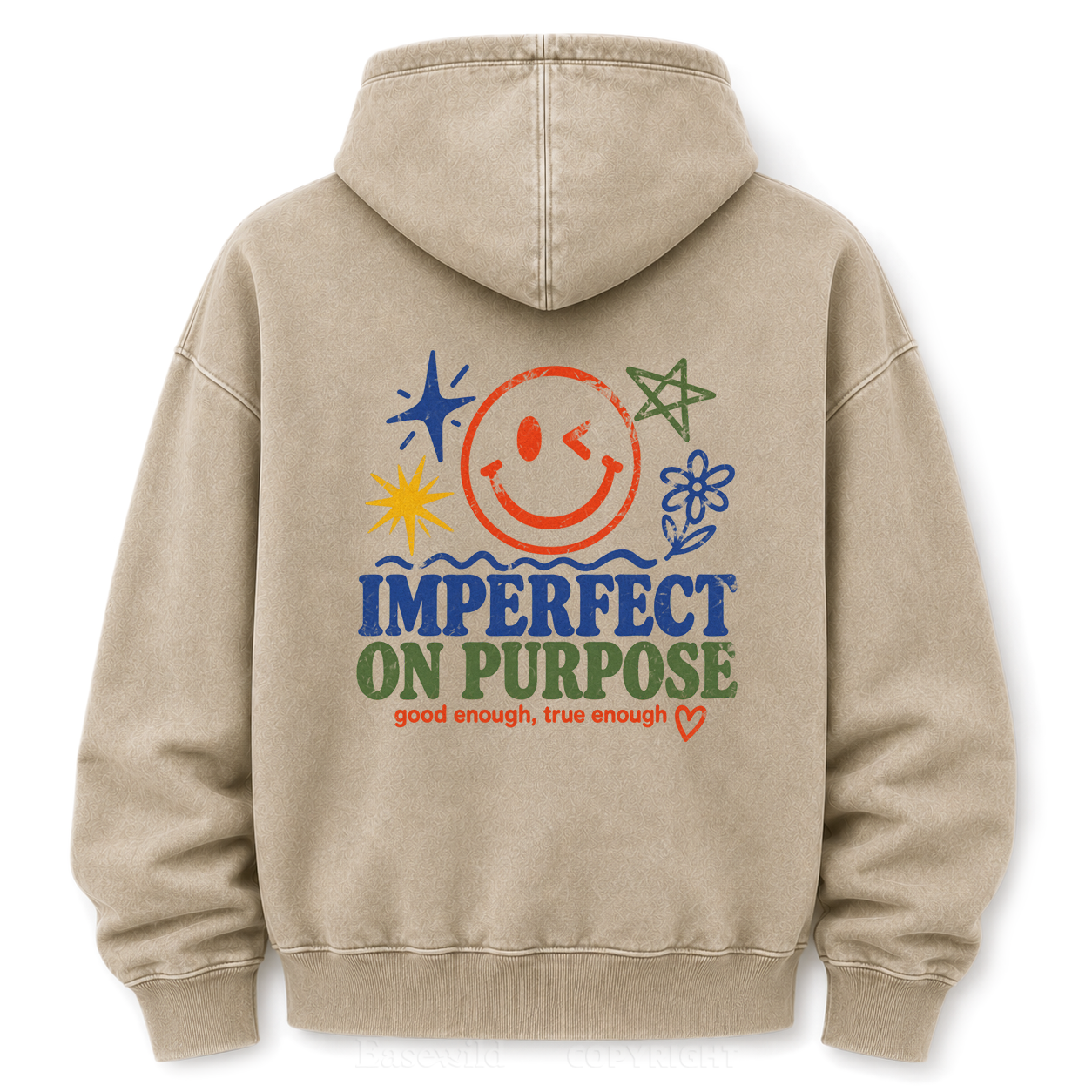 Imperfect On Purpose Washed Graphic Hoodie