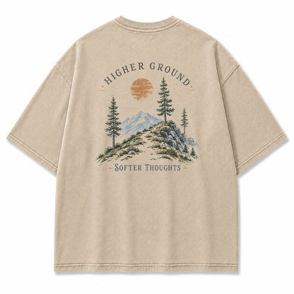 Higher Ground Softer Thoughts Graphic T-Shirt