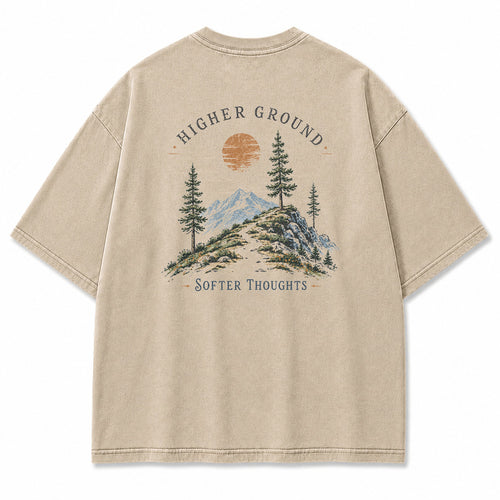 Higher Ground Softer Thoughts Graphic T-Shirt