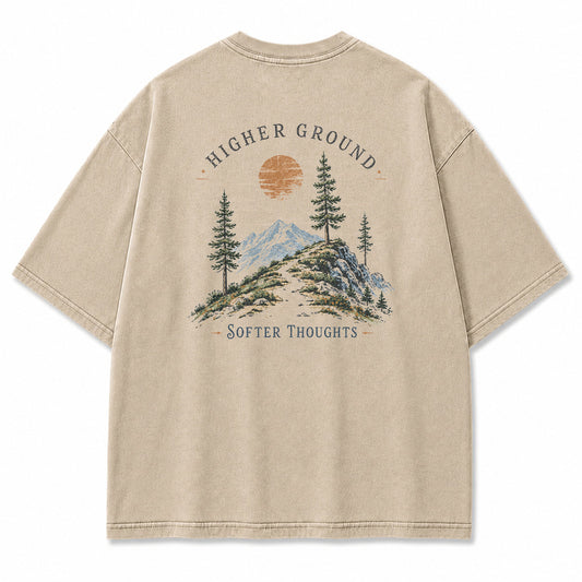 Higher Ground Softer Thoughts Graphic T-Shirt