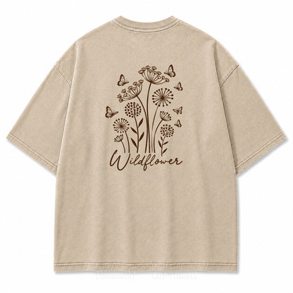 Wildflower Washed Print Tee