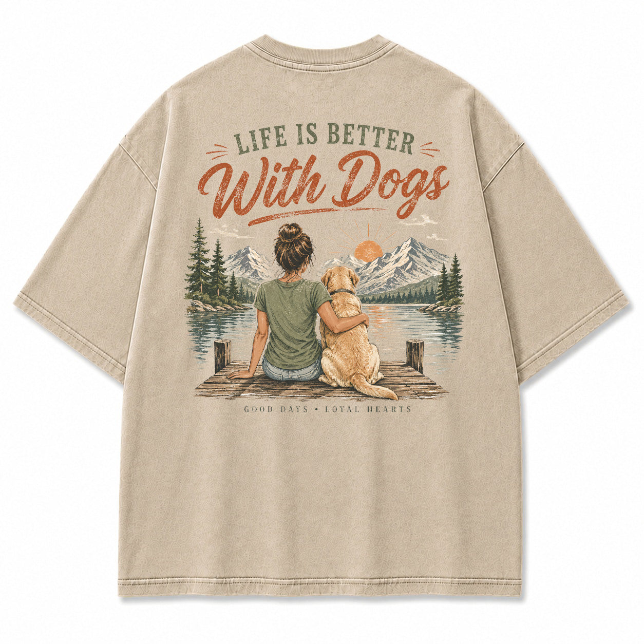 Life Is Better With Dogs Graphic T-Shirt