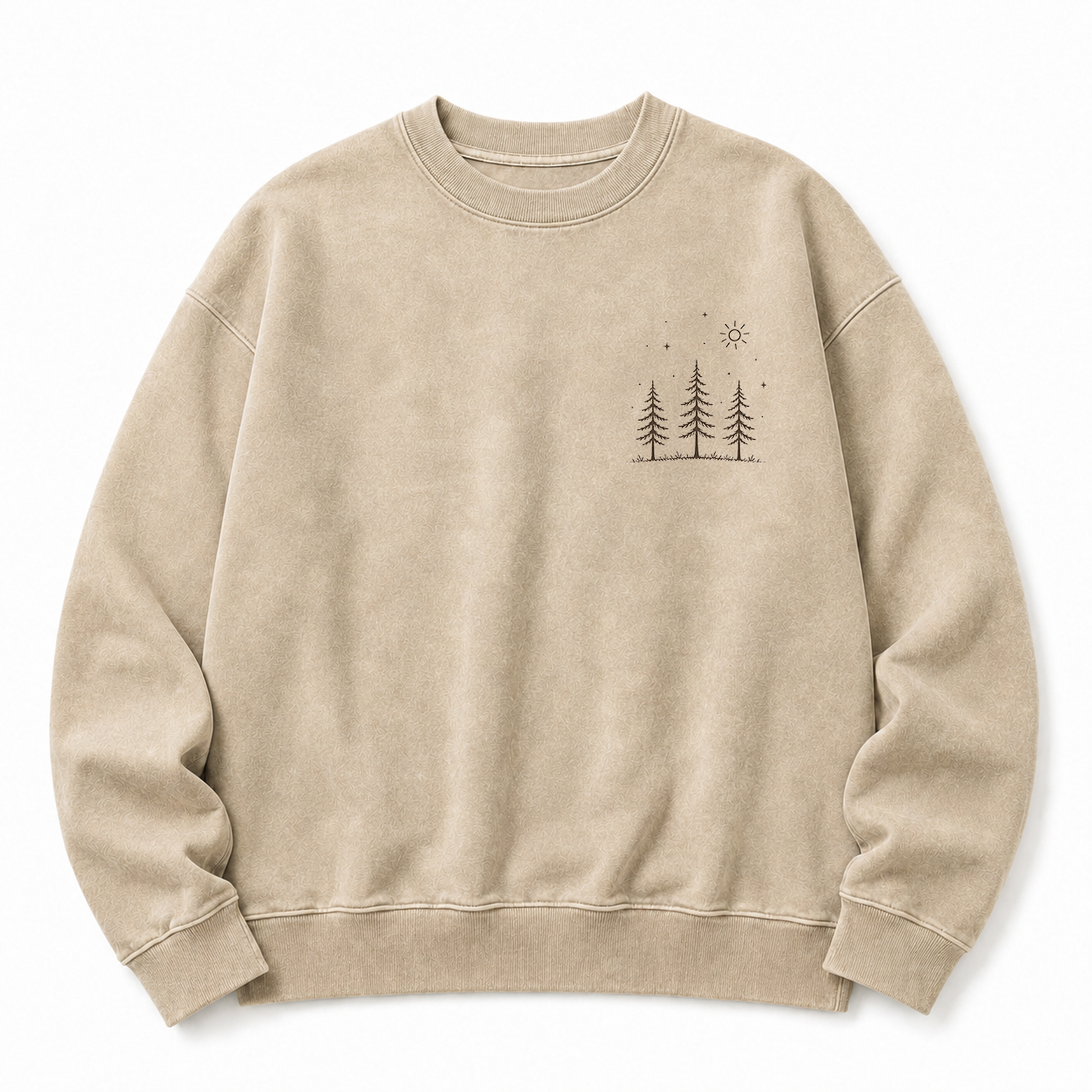 Take Me Outside Washed Grafik-Sweatshirt