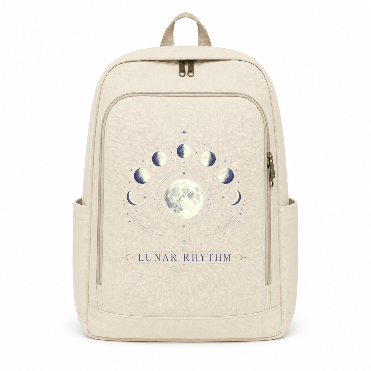 Lunar Rhythm Moon Phase Graphic Backpack