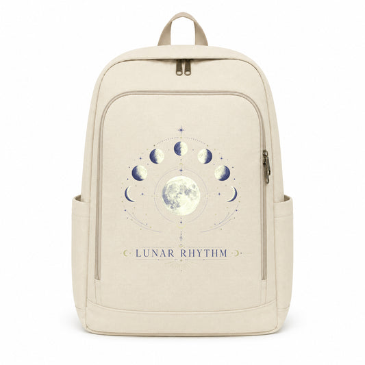 Lunar Rhythm Moon Phase Graphic Backpack