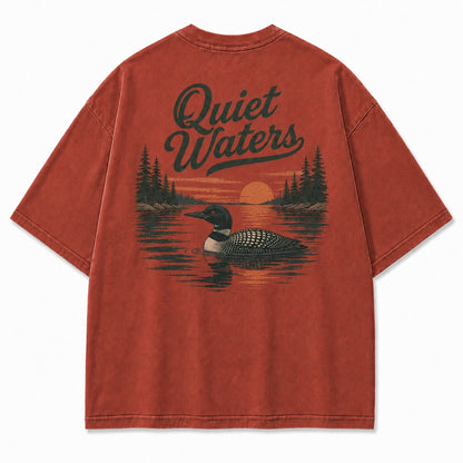 Quiet Waters Loon Graphic Tee