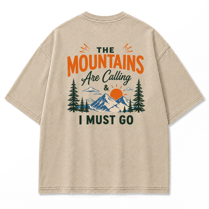 Mountain Escape Adventure T-Shirt mit Waschung