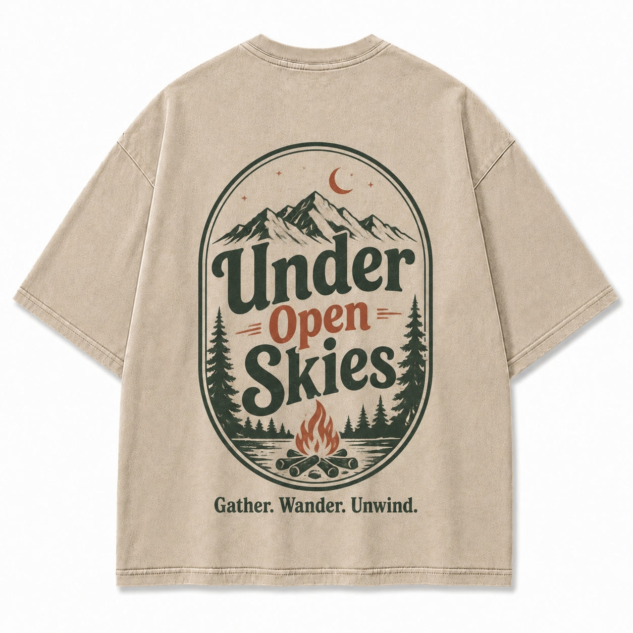 Under Open Skies Campfire Graphic Tee