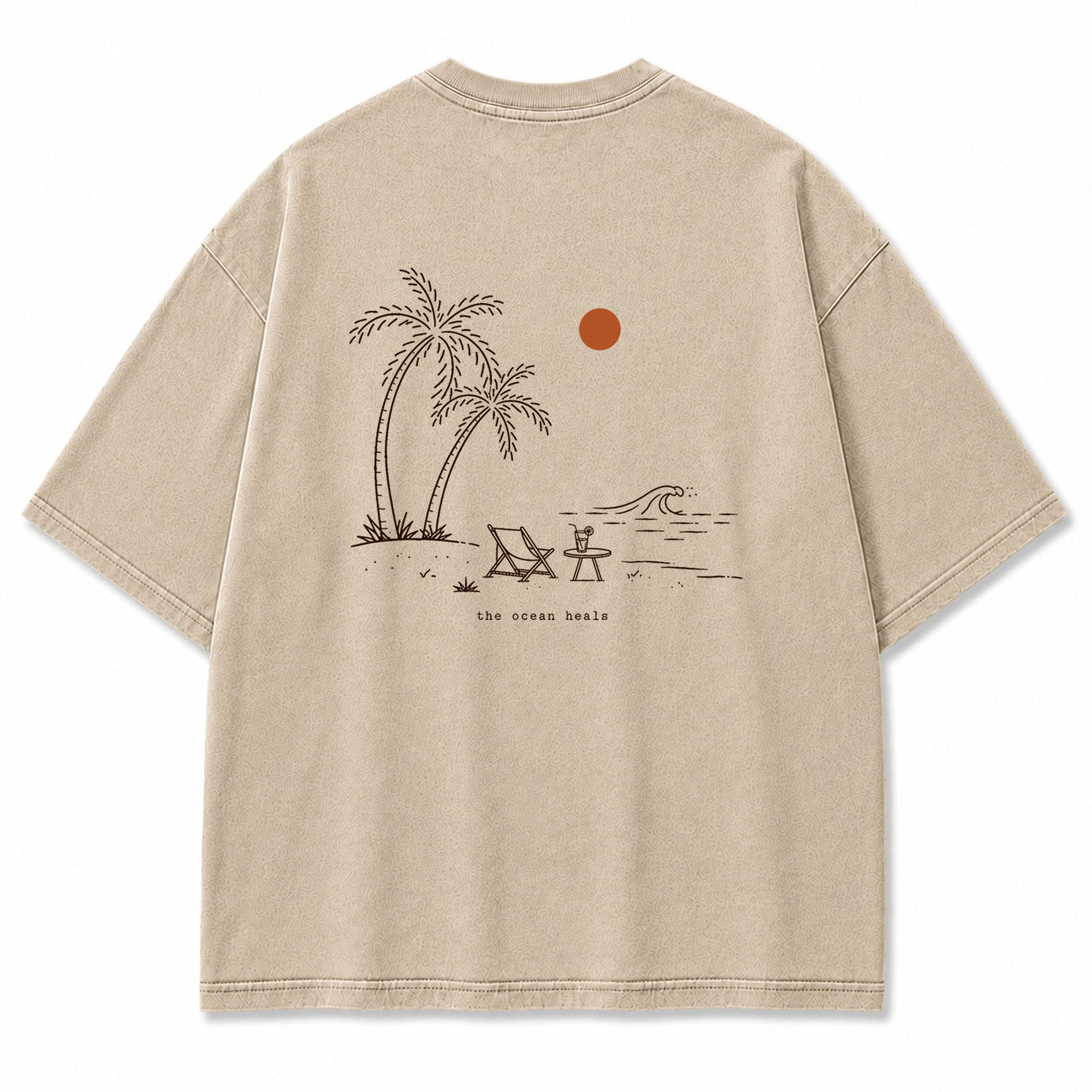 The Ocean Heals Beach Graphic T-Shirt