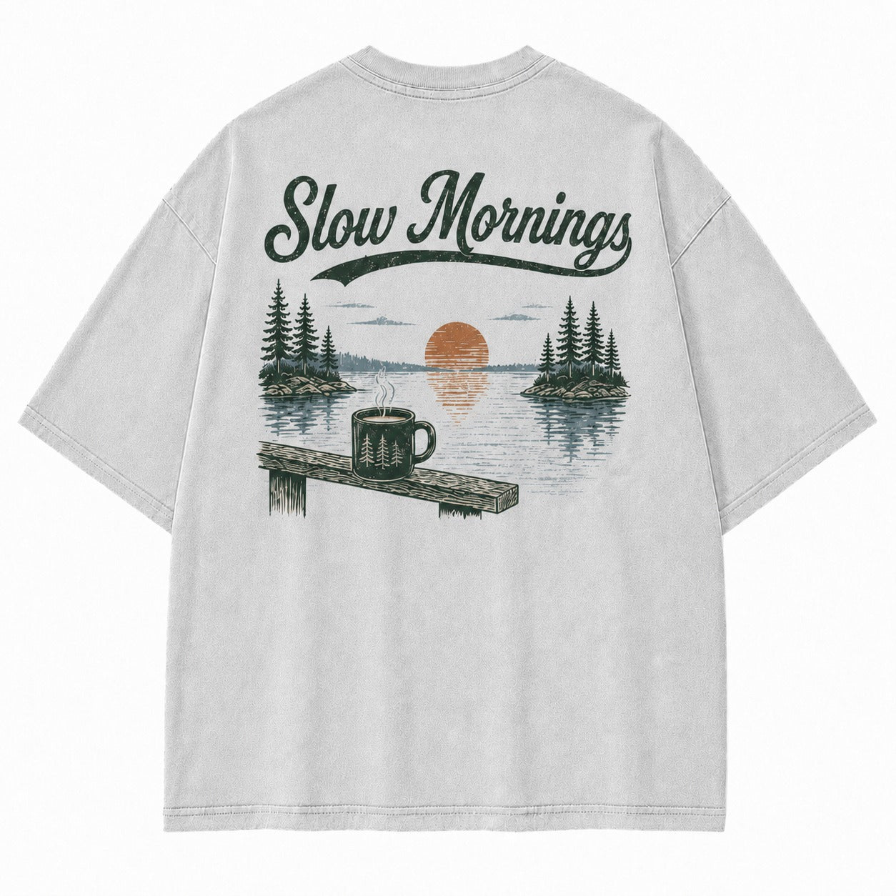 Slow Mornings by the Lake Tee