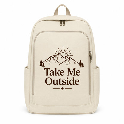 Take Me Outside Graphic Backpack