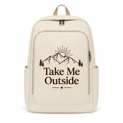 Take Me Outside Graphic Backpack